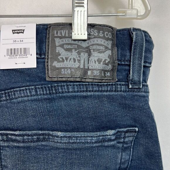 Levi’s 514 Straight Stretch Jeans size 35/34 NWT - Picture 6 of 13